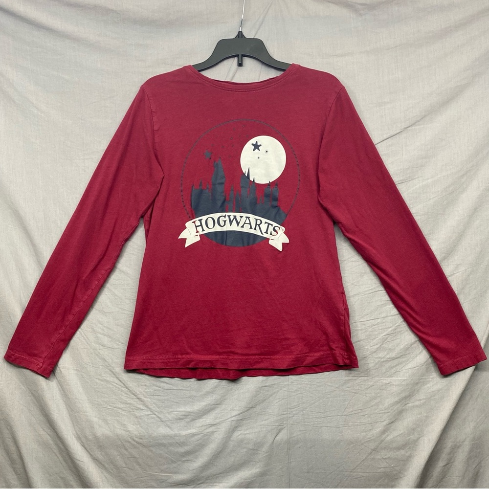 Harry Potter Long Sleeve Short Burgundy Boys Size | S‎